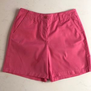 Talbots 6” pink shorts